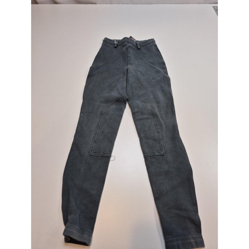 Vintage Colt Cromwell Riding Pants 24x26 Gray Knit Stretch Jodhpurs Equestrian